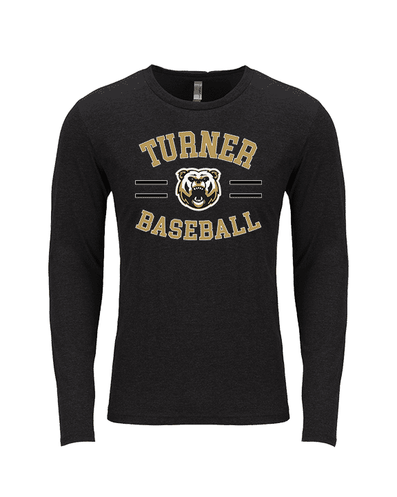 Turner HS Baseball Curve - Tri-Blend Long Sleeve