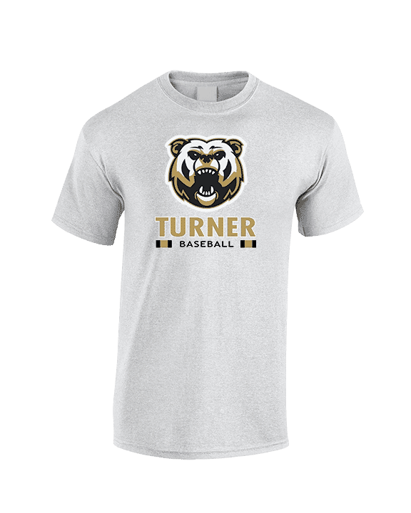 Turner HS Baseball Stacked - Cotton T-Shirt