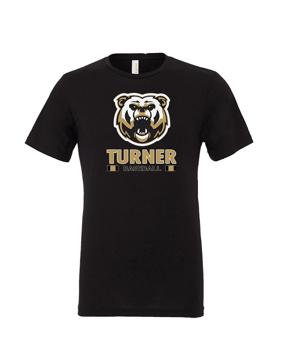 Turner HS Baseball Stacked - Tri-Blend Shirt