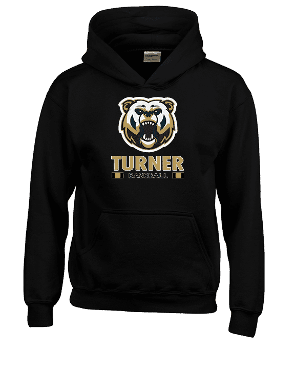 Turner HS Baseball Stacked - Youth Hoodie