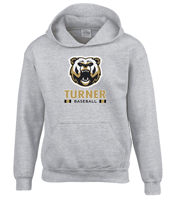 Turner HS Baseball Stacked - Youth Hoodie