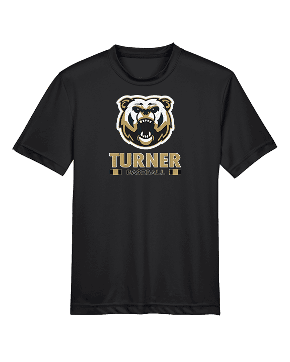 Turner HS Baseball Stacked - Youth Performance Shirt