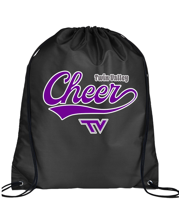 Twin Valley HS Cheer Cheer Banner - Drawstring Bag