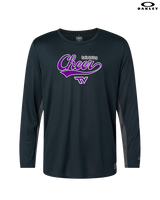 Twin Valley HS Cheer Cheer Banner - Mens Oakley Longsleeve