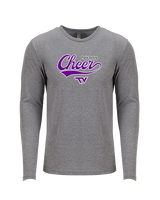 Twin Valley HS Cheer Cheer Banner - Tri-Blend Long Sleeve