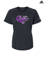 Twin Valley HS Cheer Cheer Banner - Womens Adidas Performance Shirt