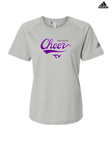 Twin Valley HS Cheer Cheer Banner - Womens Adidas Performance Shirt