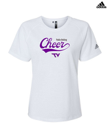 Twin Valley HS Cheer Cheer Banner - Womens Adidas Performance Shirt