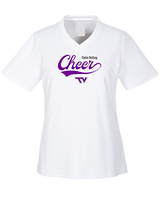 Twin Valley HS Cheer Cheer Banner - Womens Performance Shirt