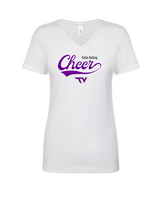 Twin Valley HS Cheer Cheer Banner - Womens V-Neck