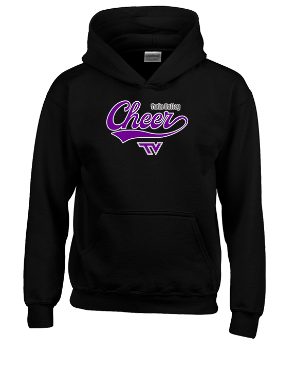 Twin Valley HS Cheer Cheer Banner - Youth Hoodie