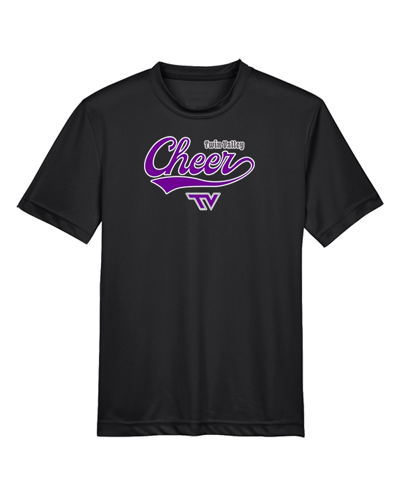 Twin Valley HS Cheer Cheer Banner - Youth Performance Shirt