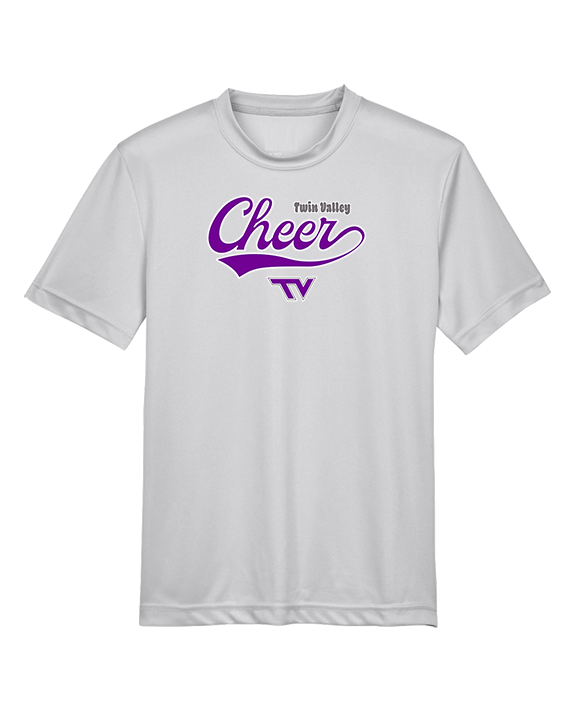 Twin Valley HS Cheer Cheer Banner - Youth Performance Shirt