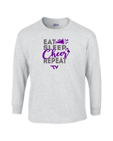 Twin Valley HS Cheer Eat Sleep Cheer - Cotton Longsleeve