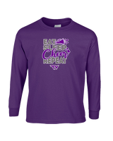 Twin Valley HS Cheer Eat Sleep Cheer - Cotton Longsleeve