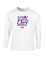Twin Valley HS Cheer Eat Sleep Cheer - Cotton Longsleeve