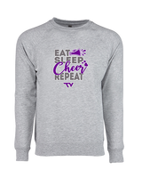 Twin Valley HS Cheer Eat Sleep Cheer - Crewneck Sweatshirt