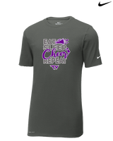 Twin Valley HS Cheer Eat Sleep Cheer - Mens Nike Cotton Poly Tee