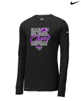 Twin Valley HS Cheer Eat Sleep Cheer - Mens Nike Longsleeve