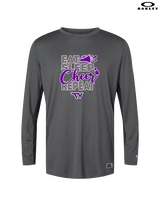 Twin Valley HS Cheer Eat Sleep Cheer - Mens Oakley Longsleeve