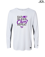 Twin Valley HS Cheer Eat Sleep Cheer - Mens Oakley Longsleeve