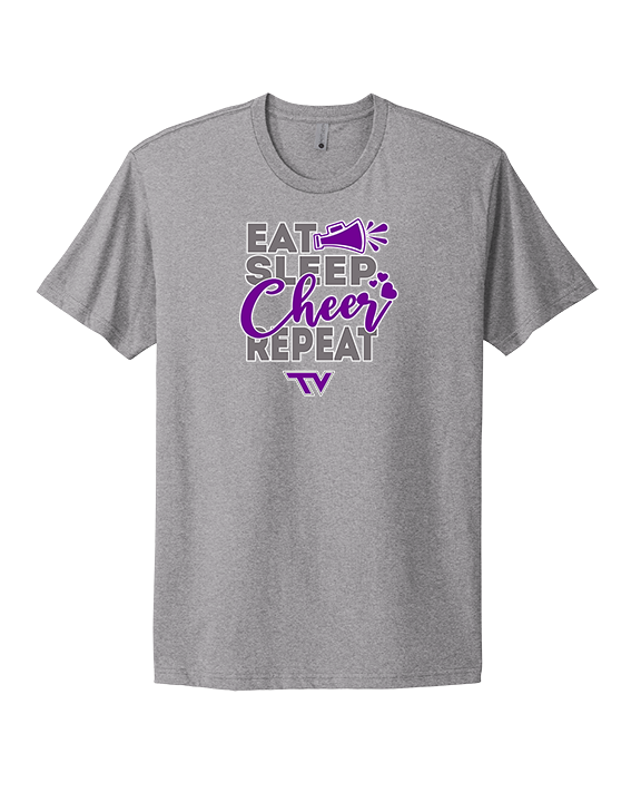 Twin Valley HS Cheer Eat Sleep Cheer - Mens Select Cotton T-Shirt