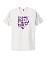 Twin Valley HS Cheer Eat Sleep Cheer - Mens Select Cotton T-Shirt