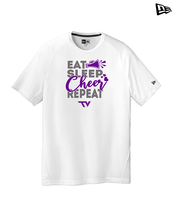 Twin Valley HS Cheer Eat Sleep Cheer - New Era Performance Shirt
