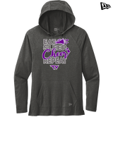 Twin Valley HS Cheer Eat Sleep Cheer - New Era Tri-Blend Hoodie