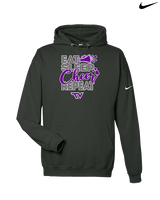 Twin Valley HS Cheer Eat Sleep Cheer - Nike Club Fleece Hoodie