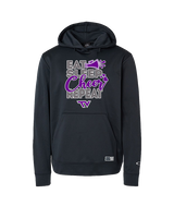 Twin Valley HS Cheer Eat Sleep Cheer - Oakley Performance Hoodie