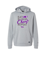 Twin Valley HS Cheer Eat Sleep Cheer - Oakley Performance Hoodie