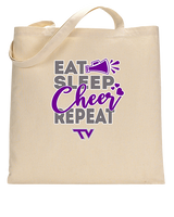 Twin Valley HS Cheer Eat Sleep Cheer - Tote