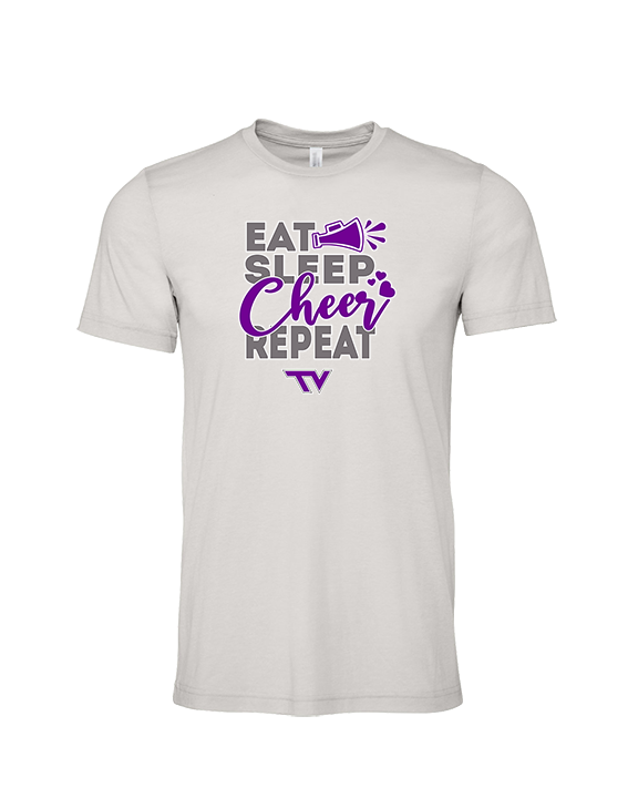 Twin Valley HS Cheer Eat Sleep Cheer - Tri-Blend Shirt