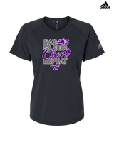 Twin Valley HS Cheer Eat Sleep Cheer - Womens Adidas Performance Shirt