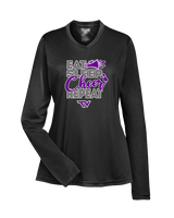 Twin Valley HS Cheer Eat Sleep Cheer - Womens Performance Longsleeve
