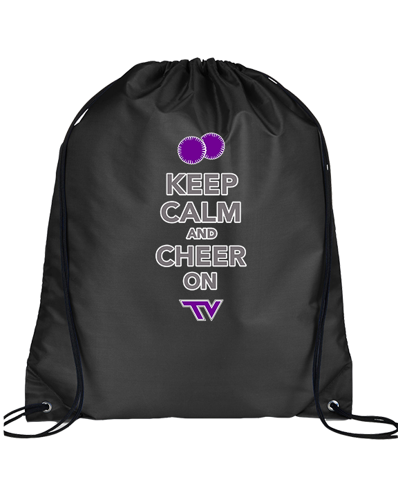 Twin Valley HS Cheer Keep Calm - Drawstring Bag
