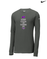 Twin Valley HS Cheer Keep Calm - Mens Nike Longsleeve