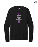 Twin Valley HS Cheer Keep Calm - New Era Performance Long Sleeve