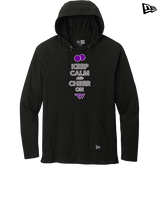 Twin Valley HS Cheer Keep Calm - New Era Tri-Blend Hoodie