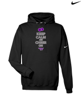 Twin Valley HS Cheer Keep Calm - Nike Club Fleece Hoodie