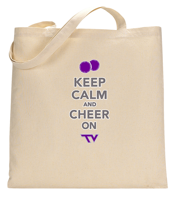 Twin Valley HS Cheer Keep Calm - Tote