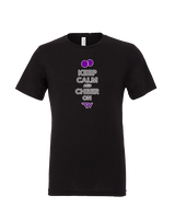 Twin Valley HS Cheer Keep Calm - Tri-Blend Shirt