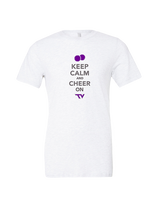 Twin Valley HS Cheer Keep Calm - Tri-Blend Shirt