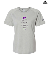 Twin Valley HS Cheer Keep Calm - Womens Adidas Performance Shirt