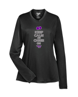 Twin Valley HS Cheer Keep Calm - Womens Performance Longsleeve