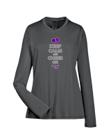 Twin Valley HS Cheer Keep Calm - Womens Performance Longsleeve
