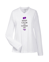 Twin Valley HS Cheer Keep Calm - Womens Performance Longsleeve