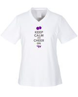 Twin Valley HS Cheer Keep Calm - Womens Performance Shirt