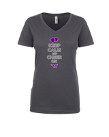 Twin Valley HS Cheer Keep Calm - Womens Vneck